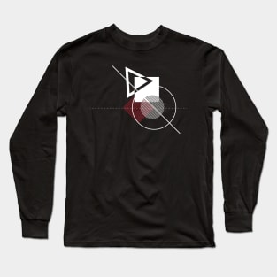 Minimal geometric art Long Sleeve T-Shirt